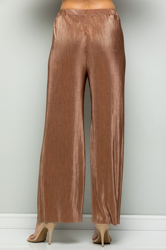 Carina Palazzo Pants [bronze/gold]