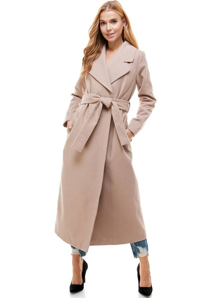 Joanna Fur Wrap Coat