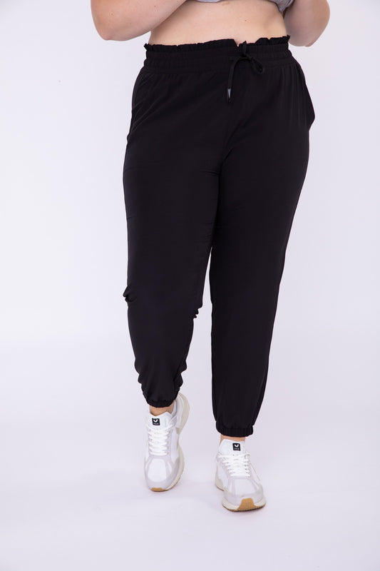 Davina Curvy Joggers [black]