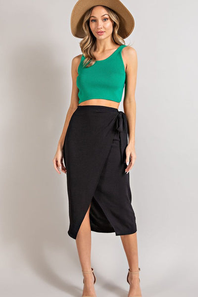 Everleigh Midi Skirt [black]