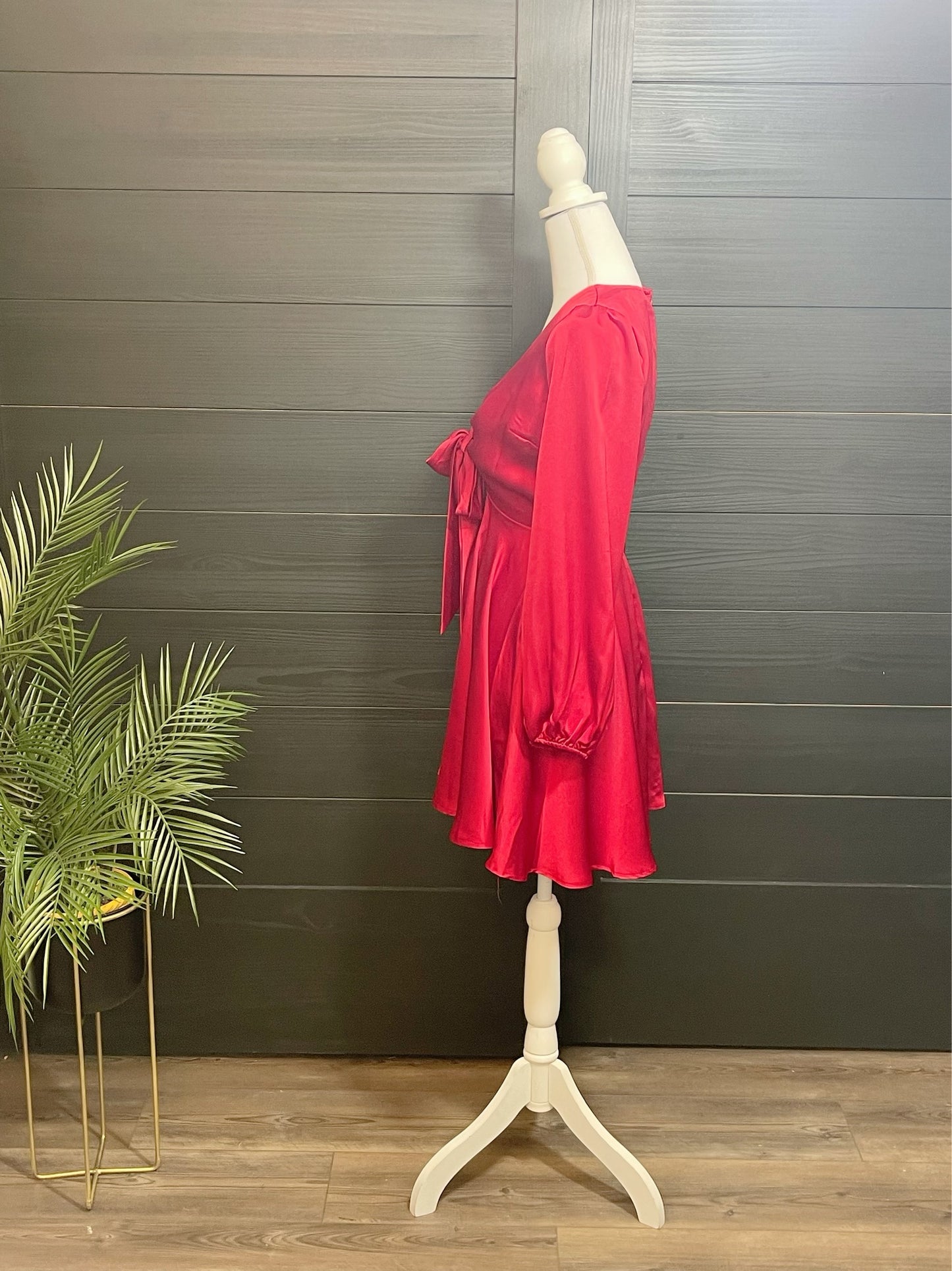 Eboni Dress [burgundy]