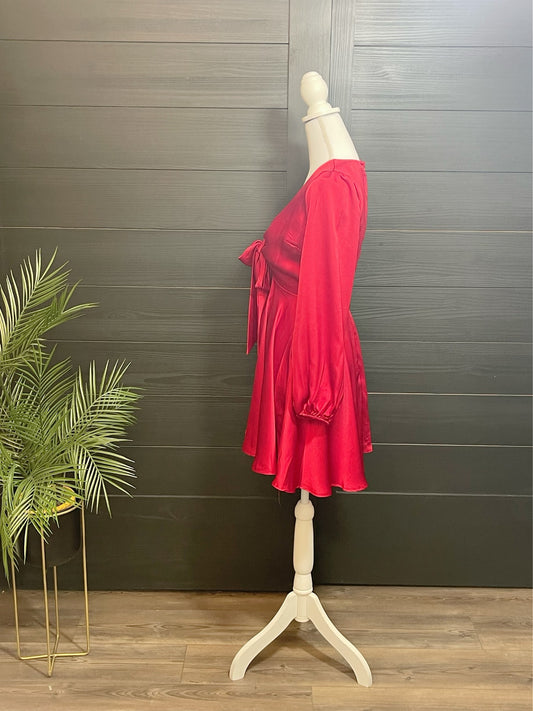Eboni Dress [burgundy]