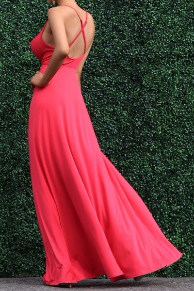 Topped with a Hibiscus Maxi